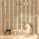 Wallpaper Cottage Stripe Mix