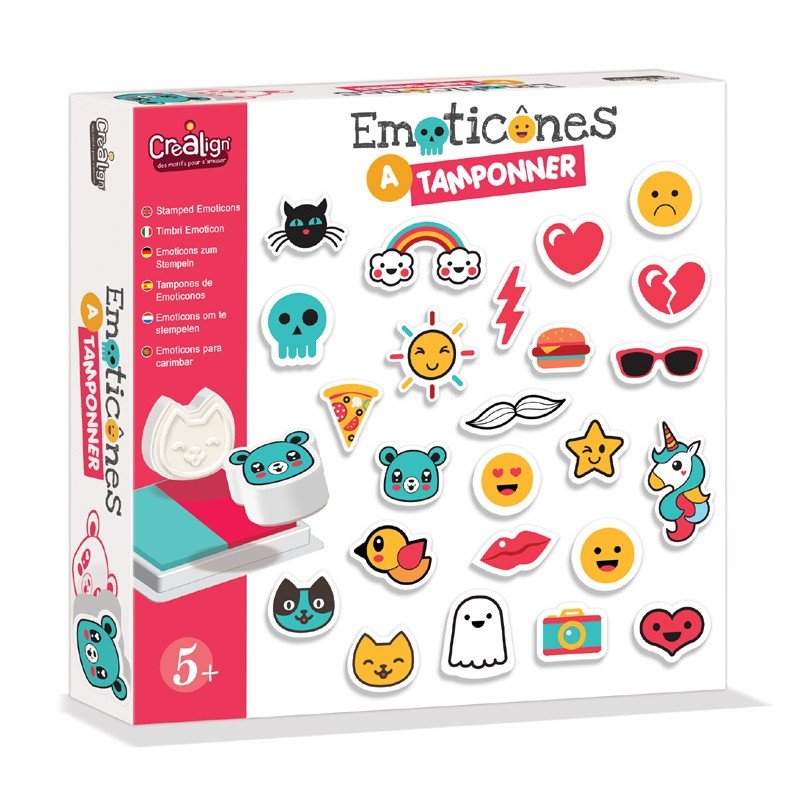 Crealign Knutselset Stempelset Emoticons