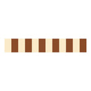 Border Slim Cream Brown – smalle behangrand blokjes crème bruin | Dekornik