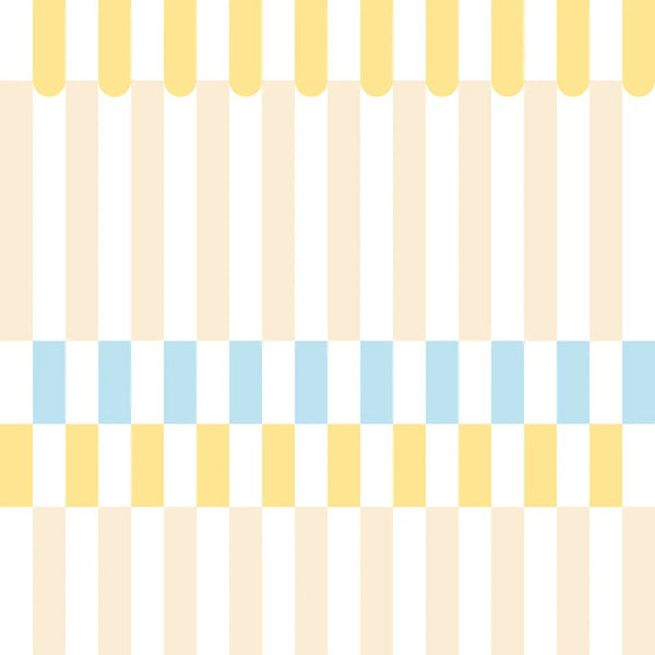 Dekornik - Bejmat Blue Wallpaper – Moroccan tile pattern with blue accents