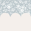 Wallpaper sample Dekornik - Lace Meadow - Blue/Milky