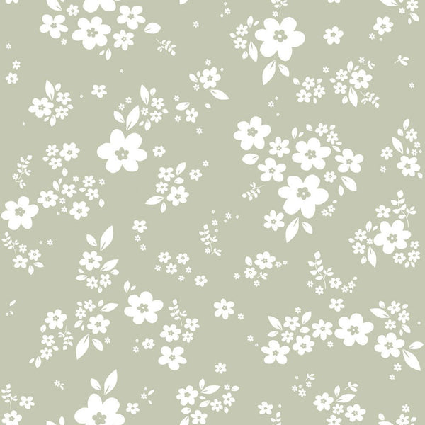 Wallpaper Dekornik - Lace Meadow - Green