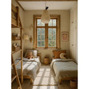 Behang Dekornik - Check minimini green blue - Fijn geruit kinderbehang