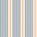 Behang Stripes Classic Vintage Blue – gestreept behang kinderkamer