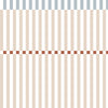 Behangstaal Dekornik - Stripes Nostalgia Vintage - Beige/ blue/ red