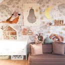 Dekornik behang bosdieren naturel beige