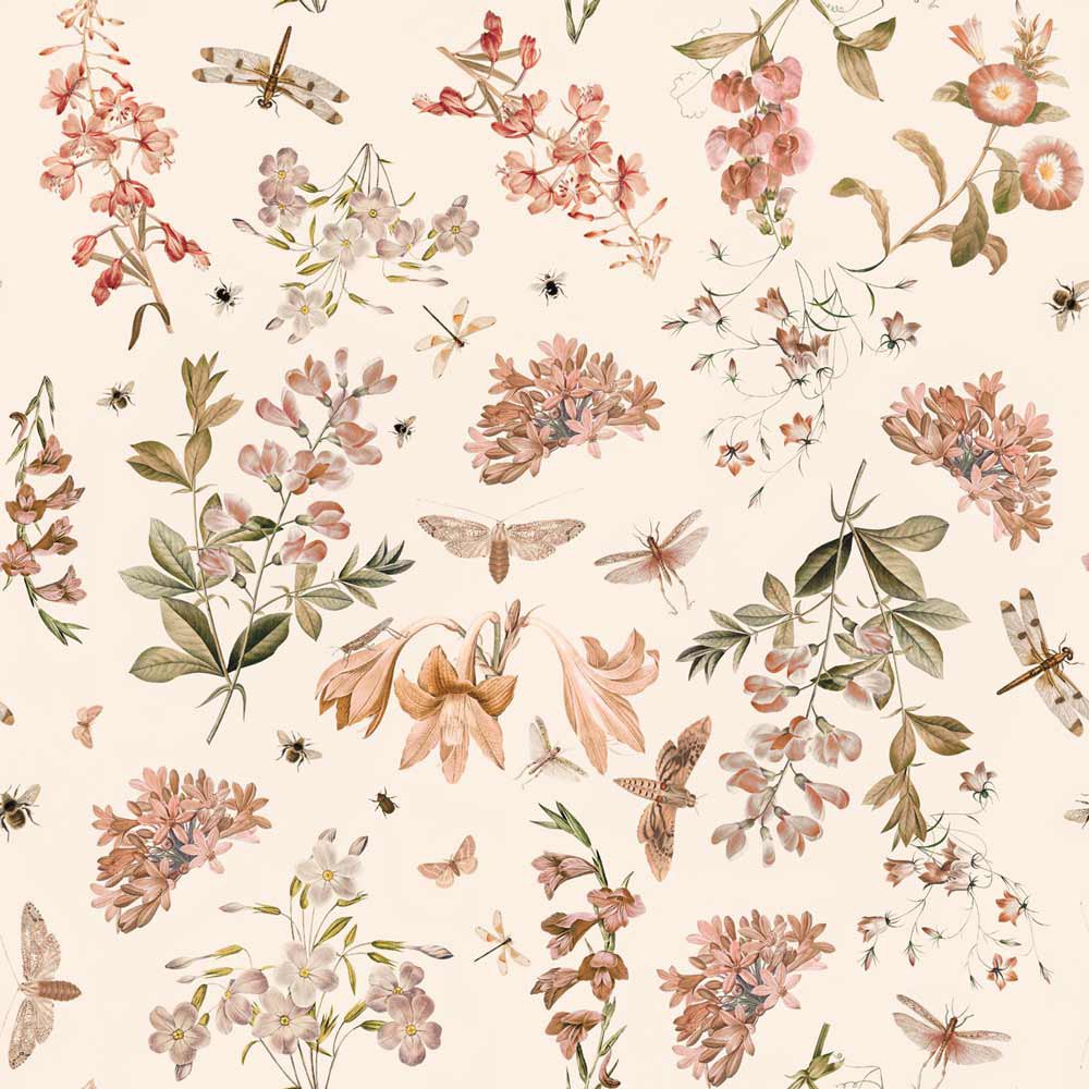 Tapetenmuster Dekornik Botanical Stories Pink