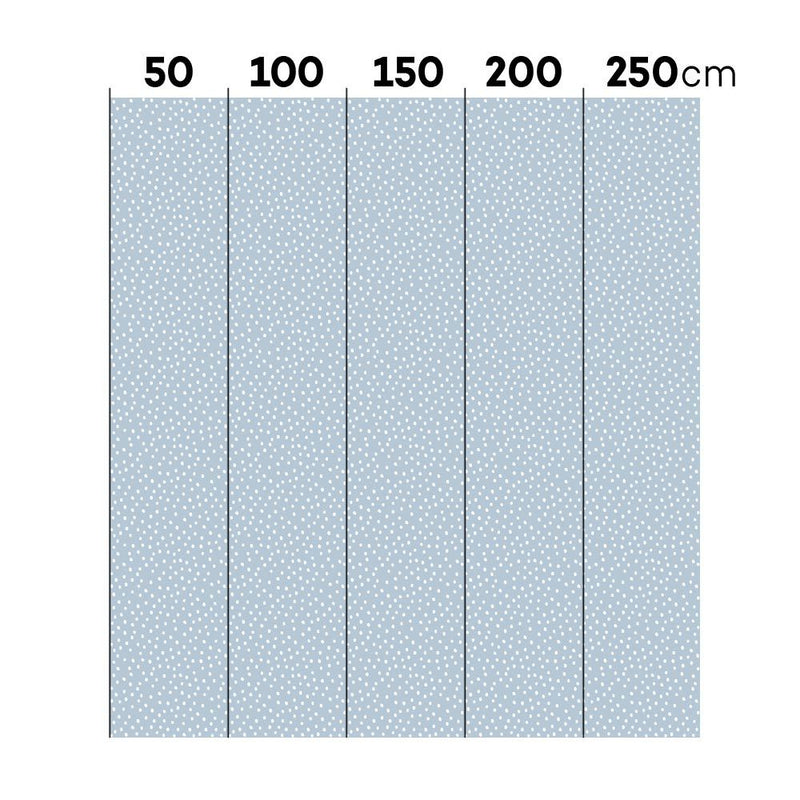 Dekornik behang voor de kinderkamer stippen lichtblauw