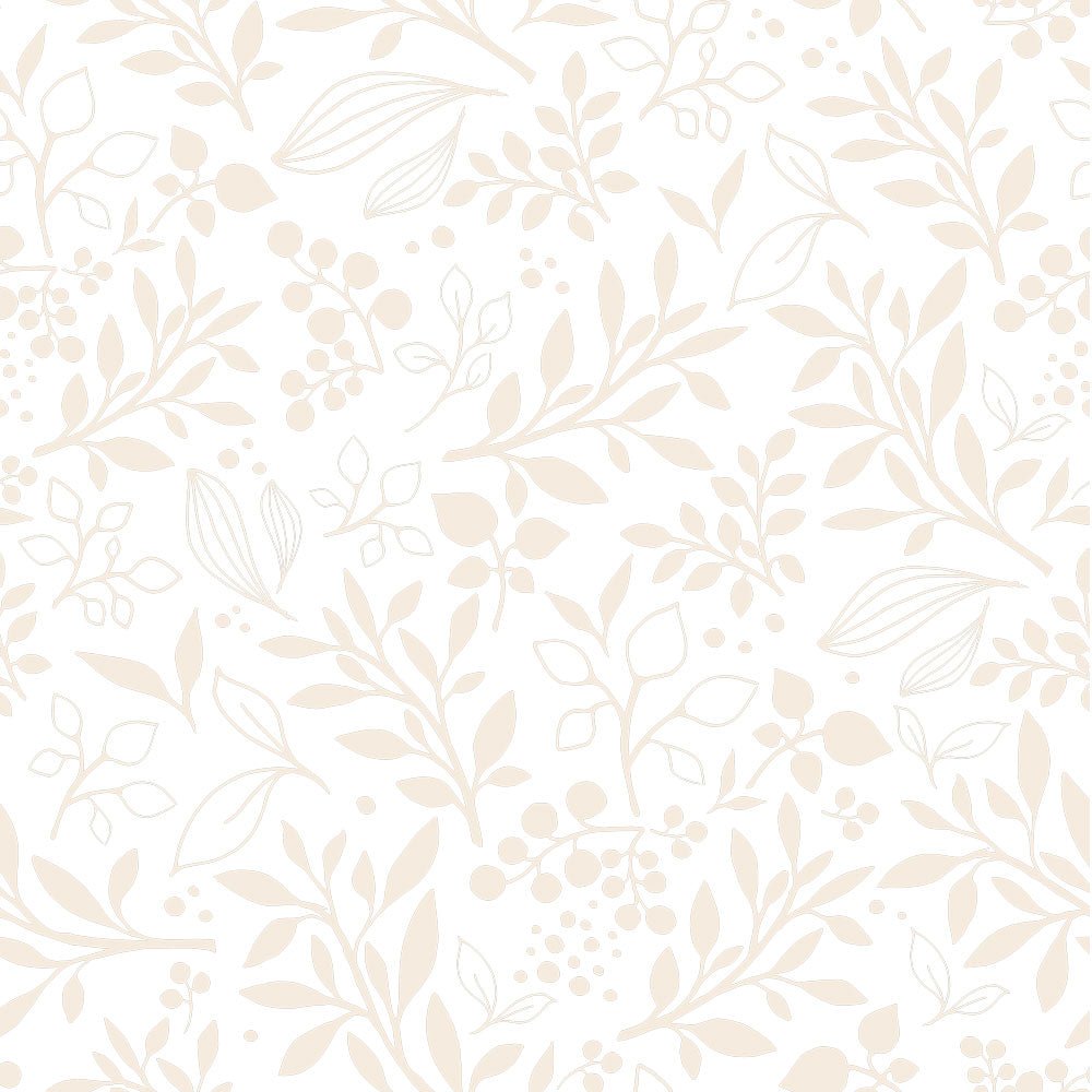 Dekornik behang subtle flowers beige