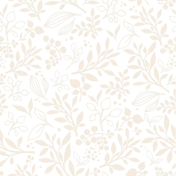 Dekornik behang subtle flowers beige