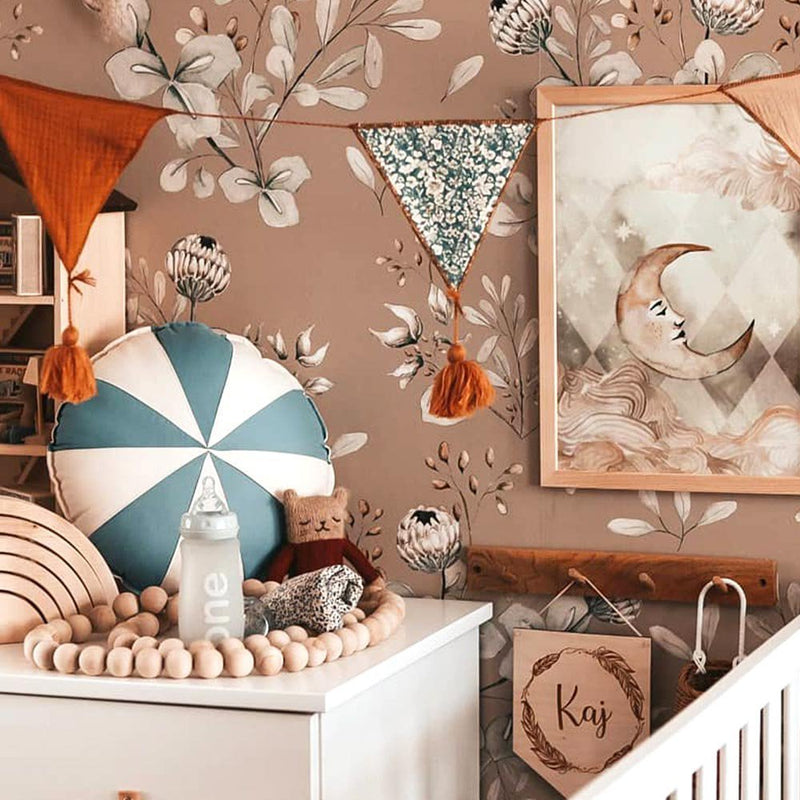 Dekornik behang voor de kinderkamer Clover Beige