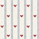 Behangstaal Dekornik - Hearts and stripes morning Wallpaper