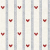 Dekornik Wallpaper - Hearts and stripes morning Wallpaper