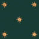 groen zon behang kinderkamer Dekornik Classic Sun Green