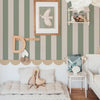 Dekornik – wallpaper Portofino Stripes Green