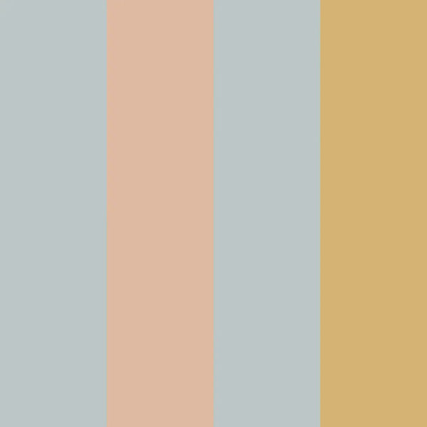 Dekornik - Stripes Blue Salmon Yellow - Striped children's wallpaper with wide stripes