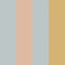 Behangstaal Dekornik - Stripes Blue Salmon Yellow