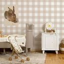 Wallpaper Dekornik - Check Beige