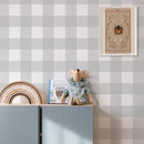 Wallpaper Dekornik - Check Gray