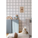 Wallpaper Dekornik - Check Gray