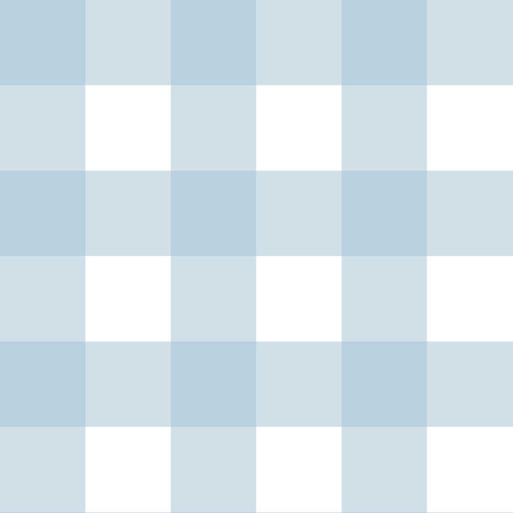 Tapetenmuster Dekornik - Check Navy Light Blue