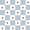 Behangstaal Dekornik - French hearts check