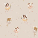 Wallpaper steel Dekornik - Fairies Beige