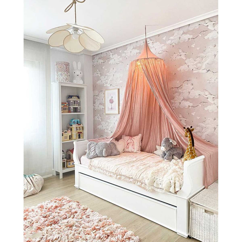 Wallpaper sample Dekornik - Magic Pink Swans