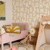 Wallpaper Dekornik - Letters Beige