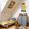 Behang Dekornik - Letters Beige