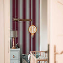 Wallpaper Dekornik - Maya Stripes - Brown/Blue