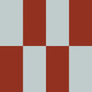 Dekornik – Stripes Blue Red Upside down - Carta da parati per bambini a righe con strisce larghe