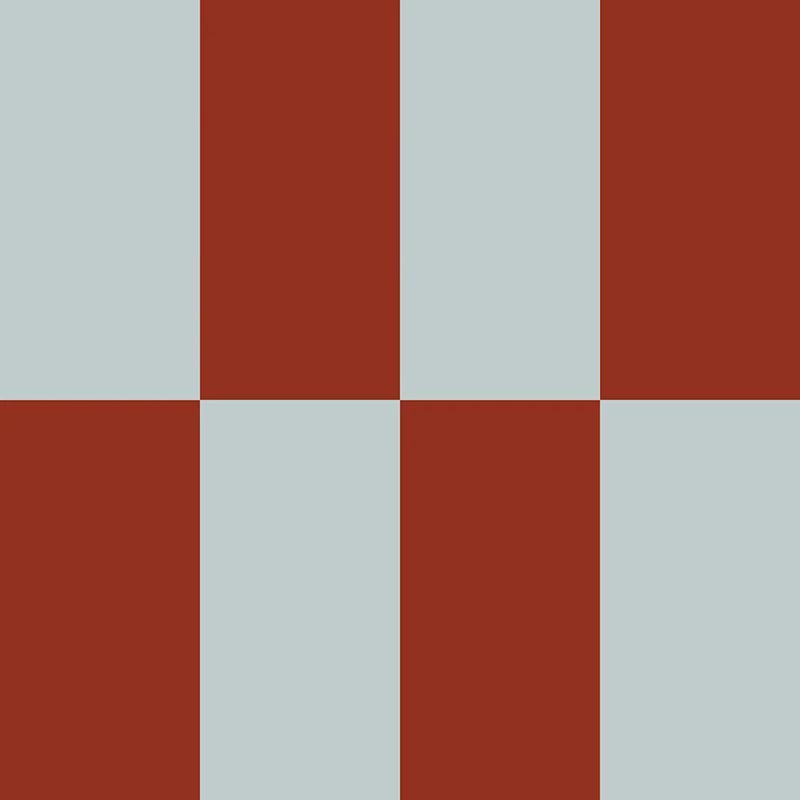 Behangstaal Dekornik - Stripes Blue Red Upside down