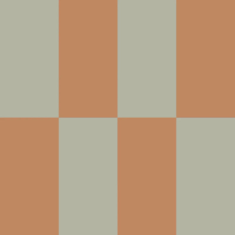 Behangstaal Dekornik - Stripes Green Brown Upside down