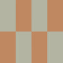 Dekornik - Stripes Green Brown Upside Down - Striped children's wallpaper with wide stripes