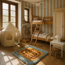 Dekornik – Stripes Blue Green - Gestreept kinderbehang met brede strepen