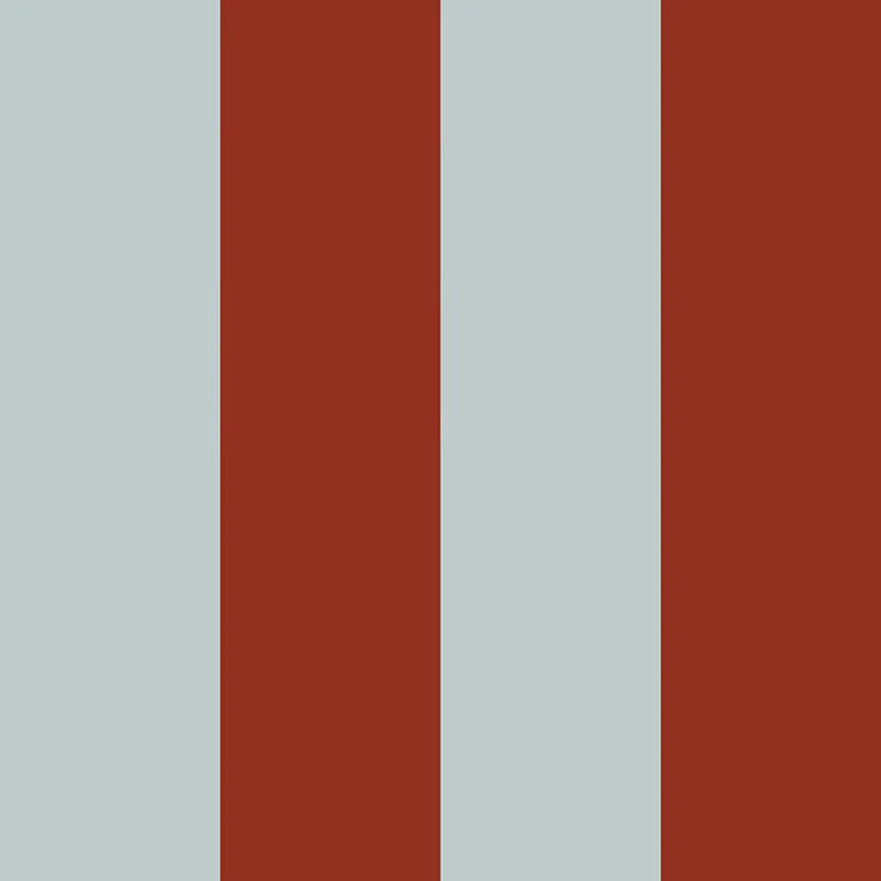 Behangstaal Dekornik - Stripes Blue Red