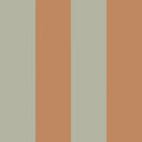 Dekornik - Stripes Green Brown - Striped children's wallpaper with wide stripes