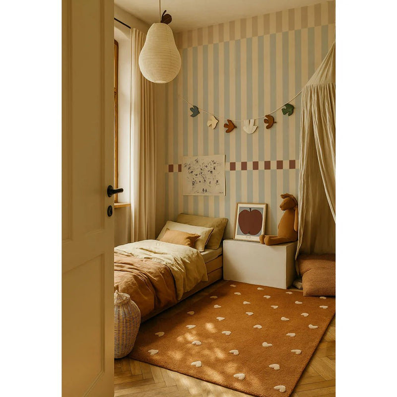 Dekornik - Stripes Nostalgia Vintage - Beige/ Blue