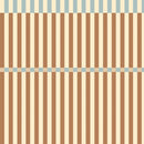 Behangstaal Dekornik - Stripes Nostalgia Vintage - Blue/ Brown