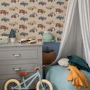 Dekornik Wallpaper Cars Sunny Beige / Industrial Evolution