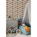 Dekornik Wallpaper Cars Sunny Beige / Industrial Evolution