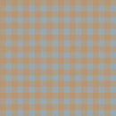 Papier peint Dekornik - Check minimini Brown Blue - Papier peint pour enfants à carreaux fins en marron et bleu