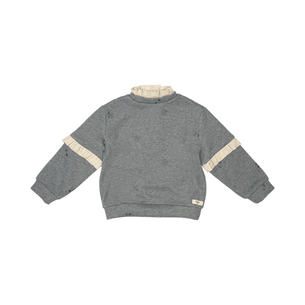 Baje Studio - Derby Sweater - grey dark melange