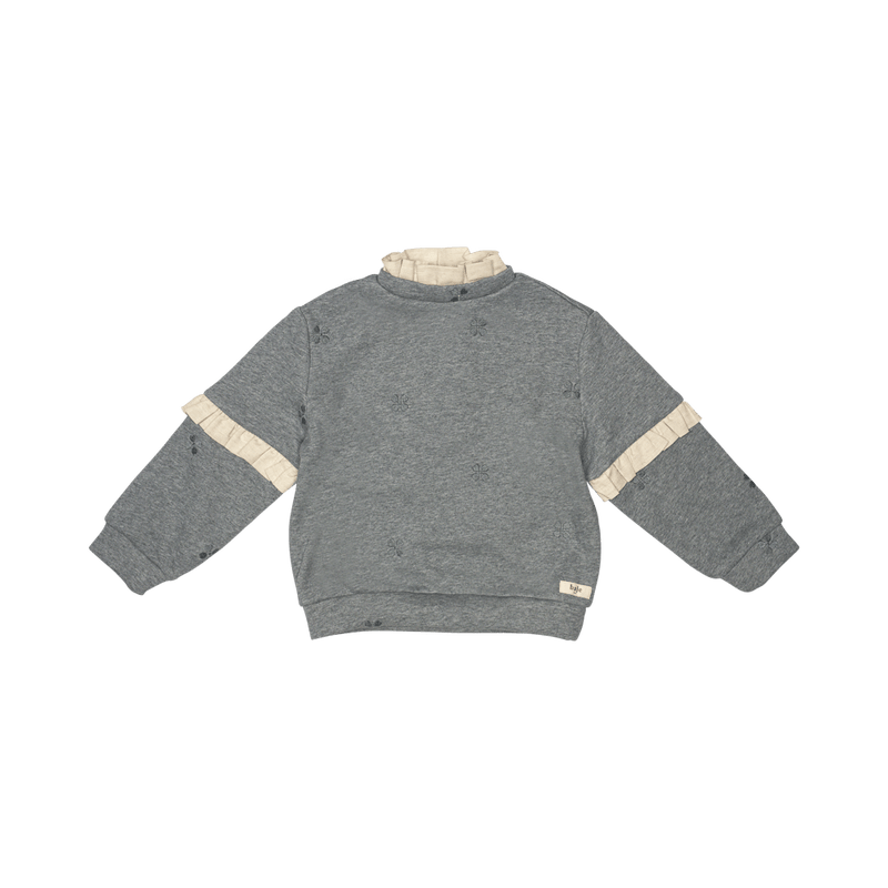  Baje Studio - Derby Sweater - grau dunkel meliert 