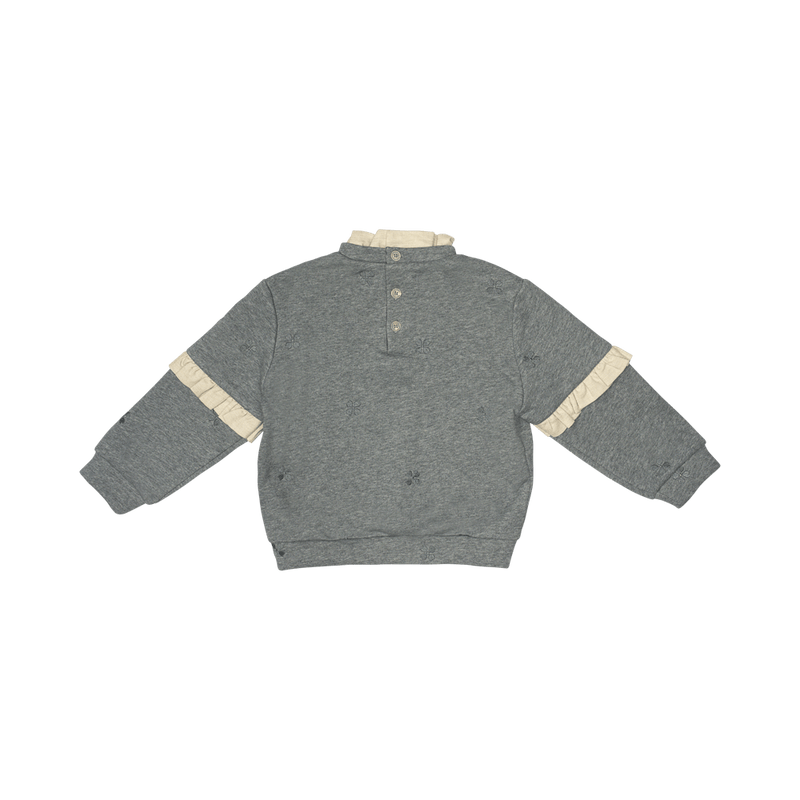  Baje Studio - Derby Sweater - grau dunkel meliert 