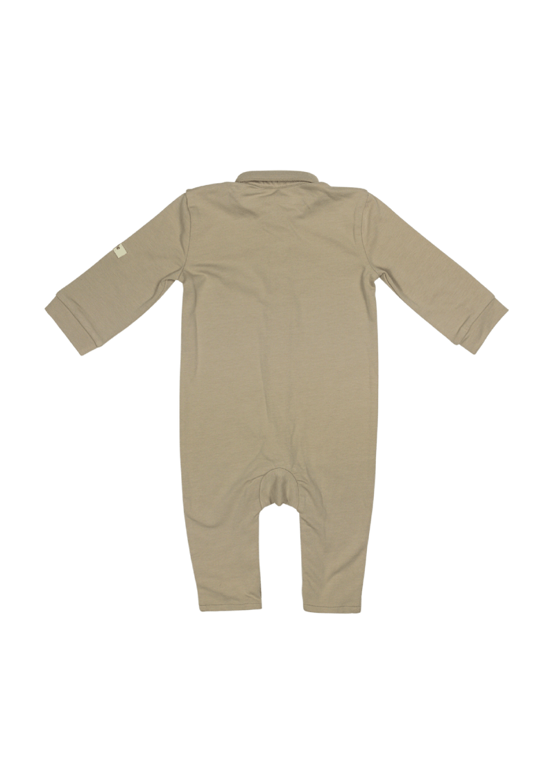 Baje Studio – Dock Playsuit – Erdnuss