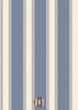 Wallpaper Double Striped - Blue