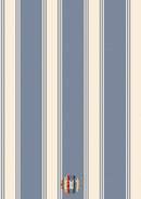 Wallpaper Double Striped - Blue