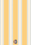 Wallpaper Double Striped - Yellow Blue